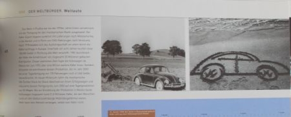 Volkswagen Beetle "Kaefer ade" VW History 2003 in original box (8551)